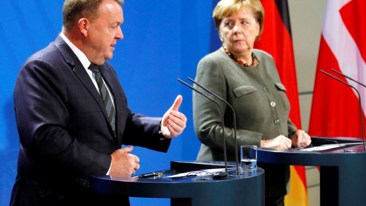 Merkel, Danish PM want good ties with Britain after EU divorce
