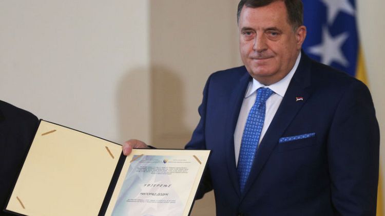 Bosnia's new presidency sworn in, rivalry looms
