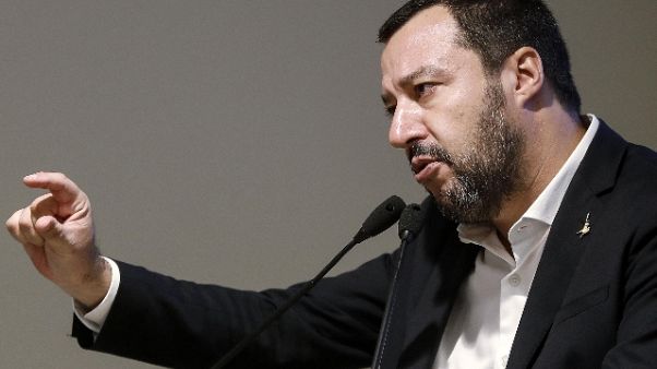 Matteo Salvini arriva in Sardegna Matteo Salvini arriva in Sardegna