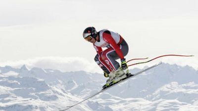 Le skieur canadien Erik Guay aux Mondiaux de St Moritz, le 12 février 2017