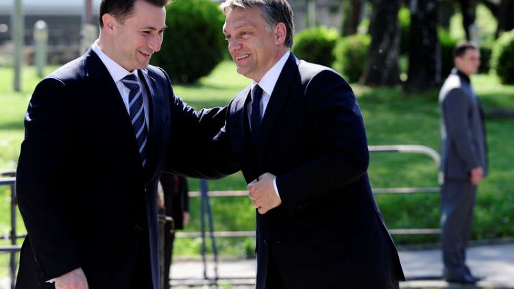 Hungary's Orban defends asylum for fugitive Macedonian ex-leader