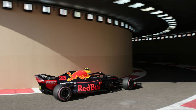 Motor racing - Verstappen leads Red Bull one-two in Abu Dhabi practice