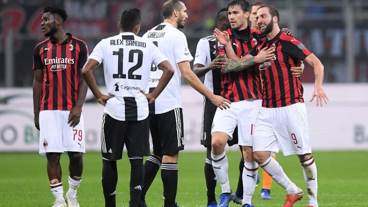 AC Milan's Higuain loses appeal against two-match ban