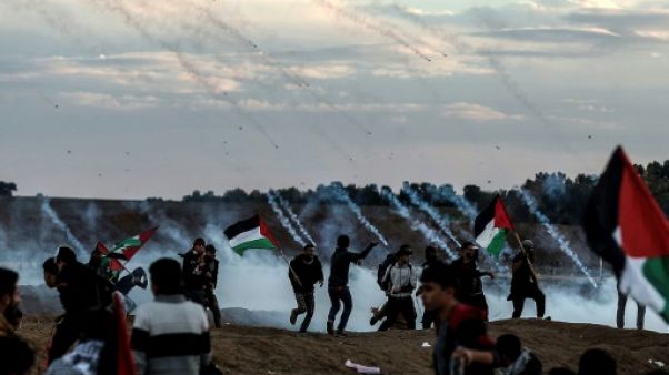 Au moins 14 Gazaouis blessés par des tirs israéliens (ministère) Au moins 14 Gazaouis blessés par des tirs israéliens (ministère)