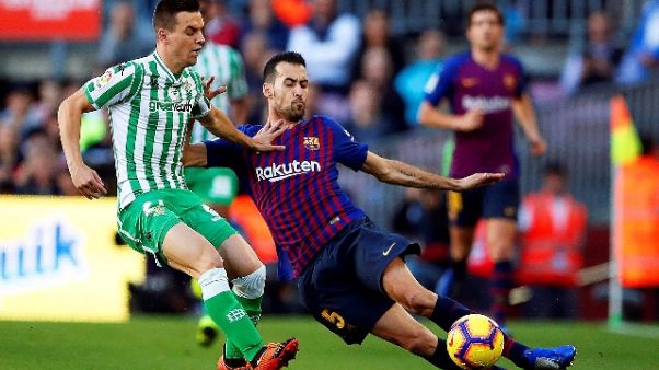 Barcellona:Busquets a quota 500 presenze Barcellona:Busquets a quota 500 presenze