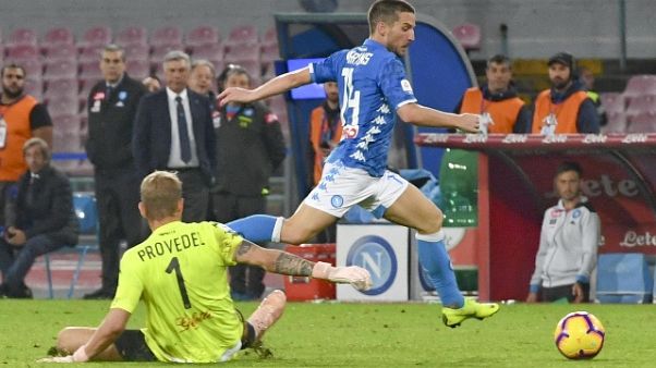Ancelotti, valuto condizioni Mertens Ancelotti, valuto condizioni Mertens