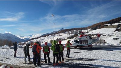 Valanga Sestriere,salvi due scialpinisti Valanga Sestriere,salvi due scialpinisti