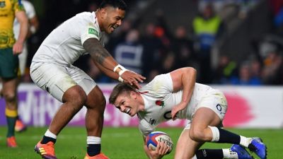 Rugby: l'Angleterre poursuit son redressement face à l'Australie