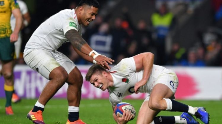 Rugby: l'Angleterre poursuit son redressement face à l'Australie