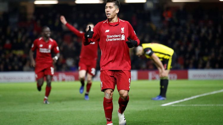 Liverpool ease to victory at Watford to maintain pressure on City