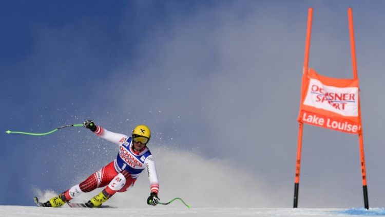 Alpine skiing - Franz wins opening World Cup downhill in Lake Louise