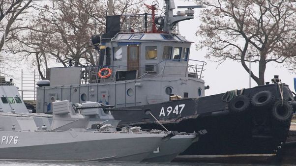Russia fires on and seizes Ukrainian ships near annexed Crimea Russia fires on and seizes Ukrainian ships near annexed Crimea