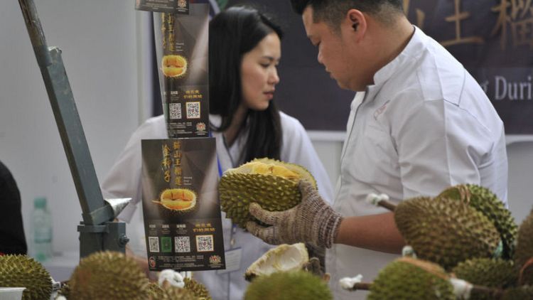 Malaysia bets on durian as China goes bananas for world's smelliest fruit