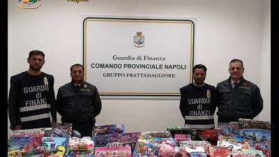 25mln giocattoli sequestrati a Napoli