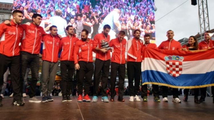 Coupe Davis: les Croates acclament leurs champions à Zagreb