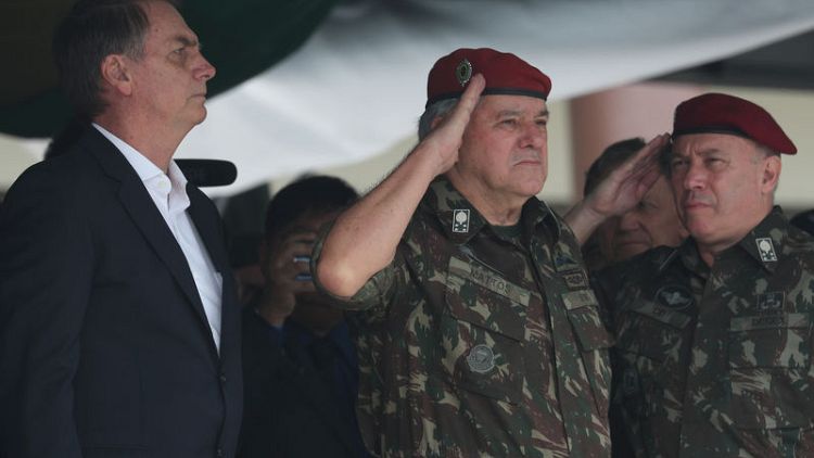 Brazilian president-elect adds fifth military man to cabinet