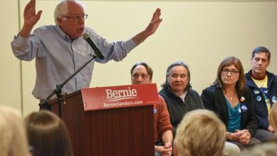 Bernie Sanders, le 4 novembre 2018 à Montpelier, dans le Vermont