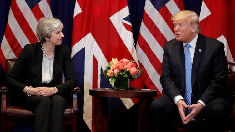 May has no plans for bilateral with Trump at G20 - spokesman