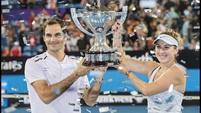 Tennis: Hopman Cup con Federer e Serena