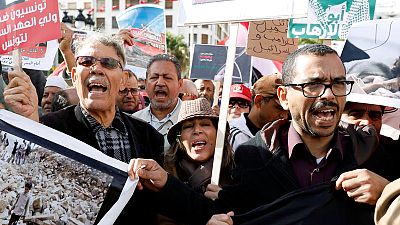Tunisians stage first Arab protests against visiting Saudi crown prince Tunisians stage first Arab protests against visiting Saudi crown prince