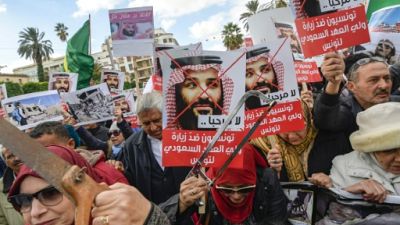 Le prince héritier saoudien à Tunis pour une visite controversée