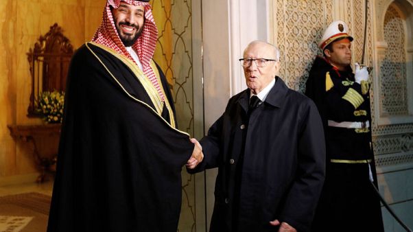 ولي العهد السعودي يقول للتلفزيون التونسي إن العلاقات مع تونس جيدة ولي العهد السعودي يقول للتلفزيون التونسي إن العلاقات مع تونس جيدة