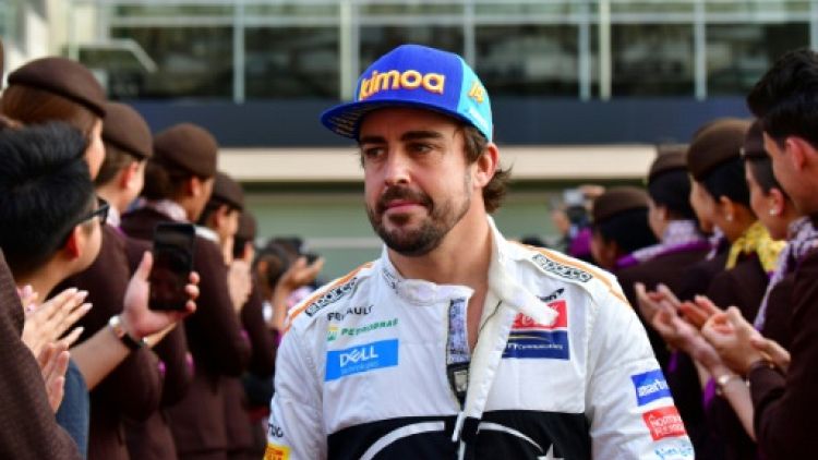 L'Espagnol Fernando Alonso lors du GP d'Abou Dhabi le 25 novembre 2018