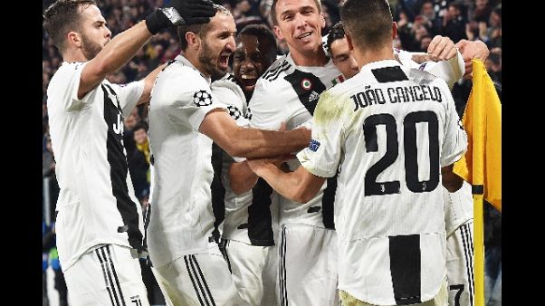 Champions: 1-0 al Valencia,Juve a ottavi Champions: 1-0 al Valencia,Juve a ottavi
