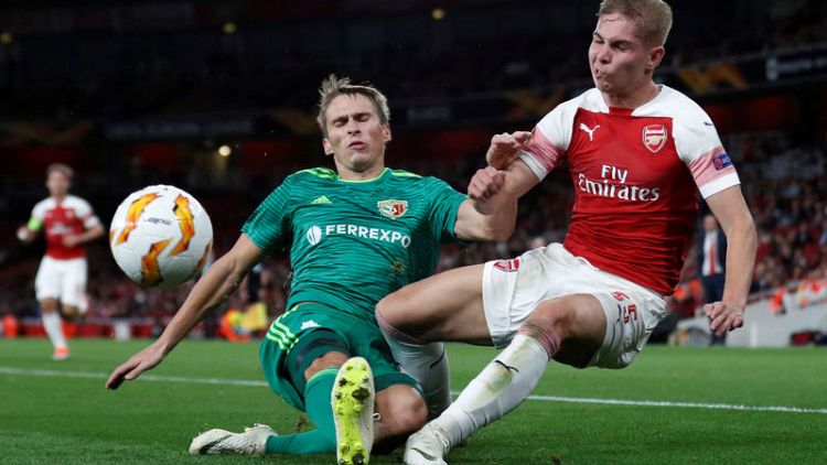 Arsenal's Europa clash with Vorskla in doubt after venue change