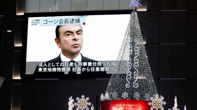 Tokyo prosecutors plan to seek extension of Ghosn's detention - Kyodo