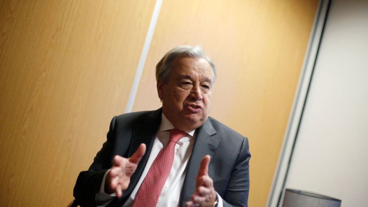 U.N.'s Guterres hopes Yemen peace talks will resume by year-end