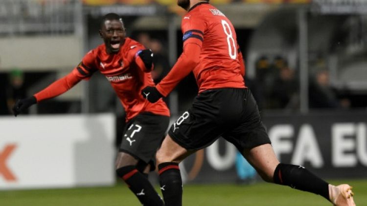 Ligue Europa: Rennes s'impose à Jablonec et redevient maître de son destin