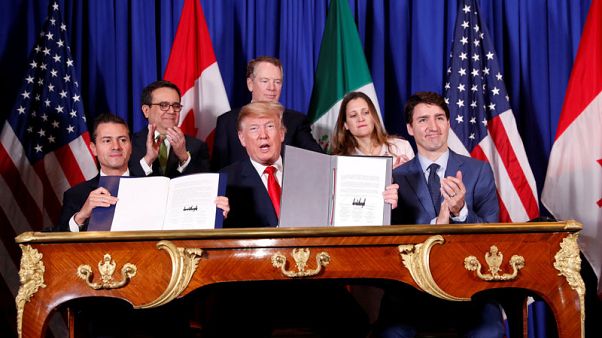 U.S., Canada, Mexico sign trade deal after last-minute brinkmanship U.S., Canada, Mexico sign trade deal after last-minute brinkmanship