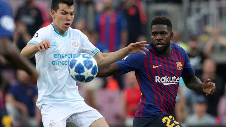 Barca defender Umtiti to undergo knee treatment