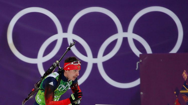 Four Russian biathletes charged with anti-doping rule violations