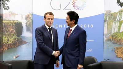 Affaire Ghosn: Macron demande à Abe que l'alliance Renault-Nissan soit "préservée"