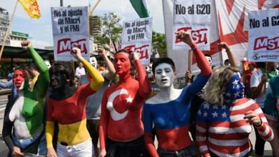 "Il n'y a pas d'argent, pourquoi organiser un G20?": les Argentins se mobilisent dans le calme