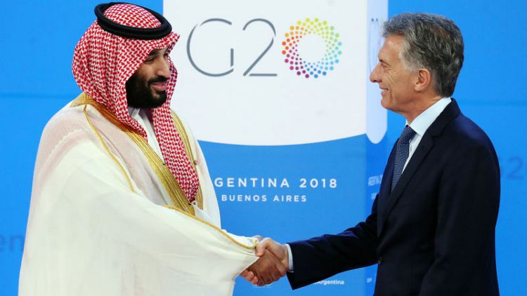 ولي عهد السعودية يجتمع مع رئيس الأرجنتين على هامش مجموعة العشرين