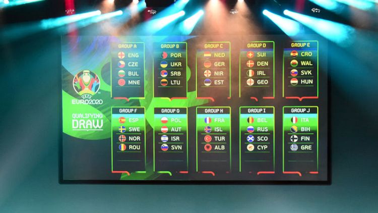 Netherlands draw Germany in pick of Euro 2020 qualifying groups