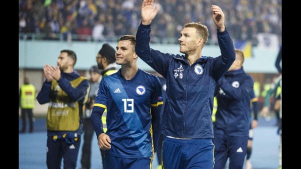 Euro 2020: Dzeko "Italia favorita, Euro 2020: Dzeko "Italia favorita,