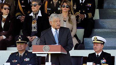 Mexico's new president takes aim at violence during first day in office Mexico's new president takes aim at violence during first day in office