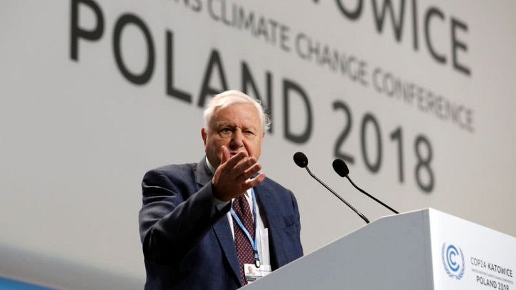 Naturalist Attenborough urges climate meet to tackle 'greatest threat in thousands of years'