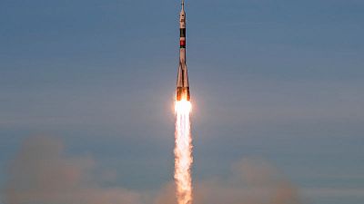Russia launches first manned voyage to ISS since rocket accident