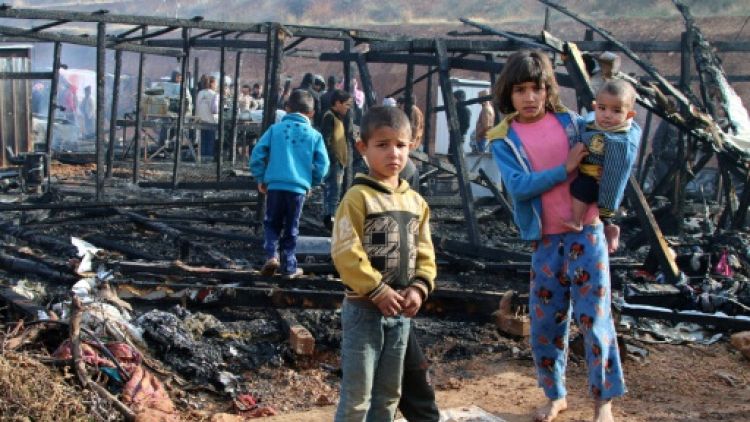Liban: un incendie dans un camp de réfugiés syriens fait deux morts
