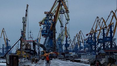 Ukraine resumes grain shipments from Azov Sea Ukraine resumes grain shipments from Azov Sea