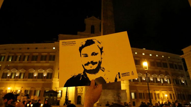Italy investigates five Egyptian suspects over disappearance of student - source