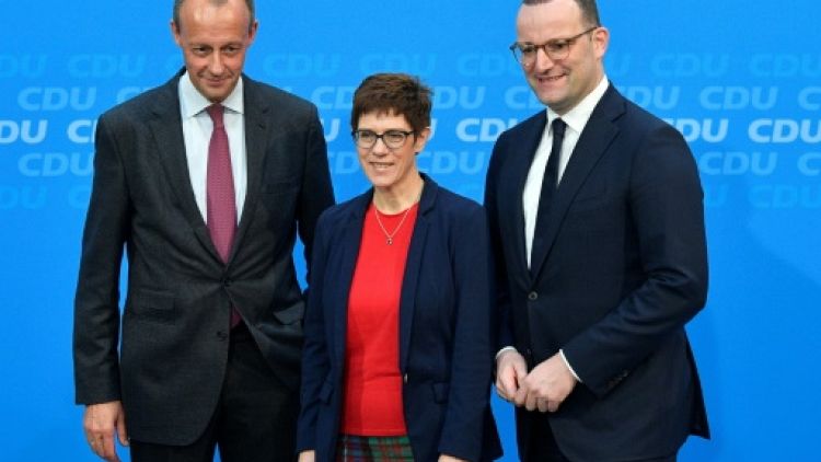 Succession de Merkel: un trio de candidats