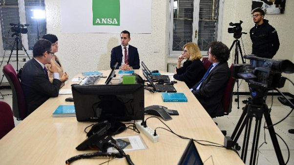 Di Maio, con Lega avanti a lungo Di Maio, con Lega avanti a lungo