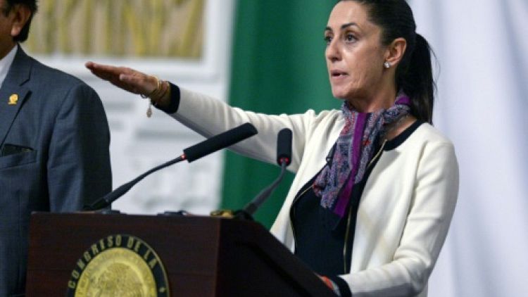 La première femme élue maire de Mexico prend ses fonctions