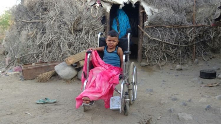 Au Yémen, Abdallah, 7 ans, victime des mines 
